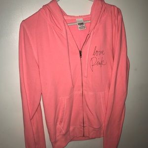Pink sweater, size M, love pink